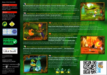 Rayman 2 - The Great Escape (Europe) (En,Fr,De,Es,It) box cover back